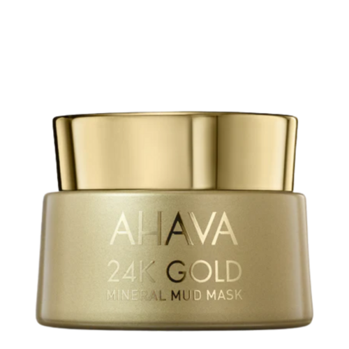 Ahava 24k Gold Mineral Mud Mask, 50ml/1.69 fl oz Ahava 24k Gold Mineral Mud Mask on white background