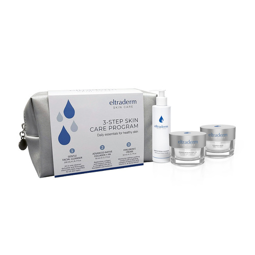 Eltraderm 3 Step Skin Care Program, 1 set Eltraderm 3 Step Skin Care Program on white background