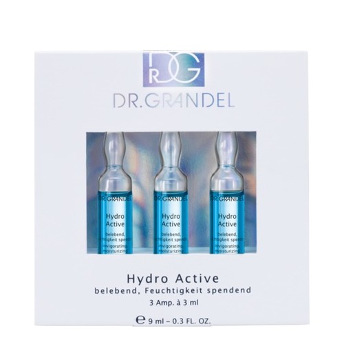 Dr Grandel Hydro Active Ampoule, 3 x 3ml/0.1 fl oz Dr Grandel Hydro Active Ampoule on white background