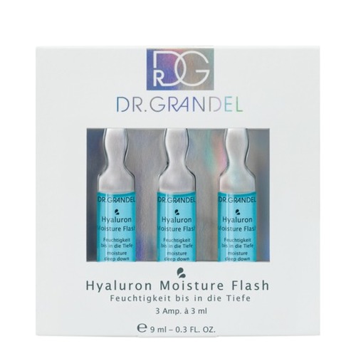 Dr Grandel Hyaluron Moisture Flash Ampoule, 3 x 3ml/0.1 fl oz Dr Grandel Hyaluron Moisture Flash Ampoule on white background