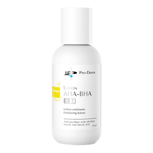 ProDerm AHA BHA 8-2 Lotion on white background