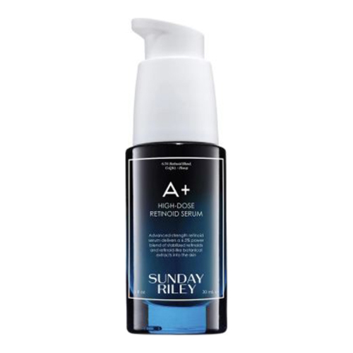 Sunday Riley A+ High-Dose Retinoid Serum, 30ml/1 fl oz Sunday Riley A+ High-Dose Retinoid Serum on white background