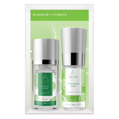 Rhonda Allison Acne Remedies Eliminate + Hydrate, 1 set Rhonda Allison Acne Remedies Eliminate + Hydrate on white background