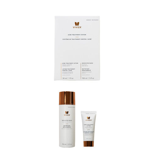 VivierSkin Acne Treatment System, 1 set VivierSkin Acne Treatment System on white background