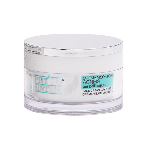 Phyto Sintesi Acneis Purifying Day and Night Cream on white background