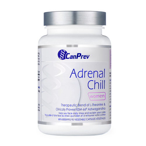 CanPrev Adrenal Chill, 90 capsules CanPrev Adrenal Chill on white background