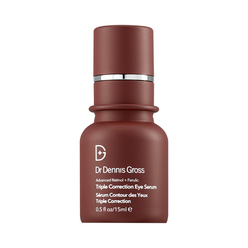 Dr Dennis Gross Advanced Retinol + Ferulic Triple Correction Eye Serum, 15ml/0.5 fl oz Dr Dennis Gross Advanced Retinol + Ferulic Triple Correction Eye Serum on white background