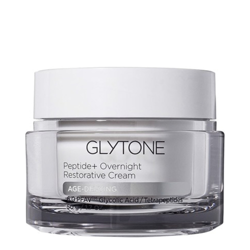 Glytone Age-Defying Peptide+ Overnight Restorative Cream, 50ml/1.7 fl oz Glytone Age-Defying Peptide+ Overnight Restorative Cream on white background