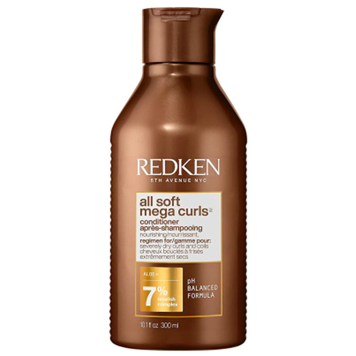 Redken All Soft Mega Curls Conditioner, 300ml/10.14 fl oz Redken All Soft Mega Curls Conditioner on white background