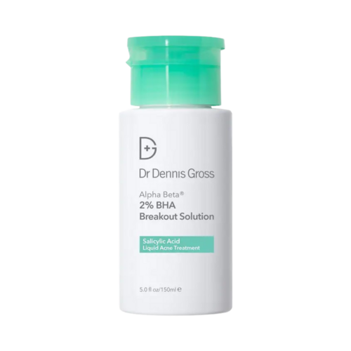 Dr Dennis Gross Alpha Beta 2% BHA+ Breakout Solution, 150ml/5.07 fl oz Dr Dennis Gross Alpha Beta 2% BHA+ Breakout Solution on white background