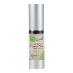 Alphasomes C-8 Blemished Skin Control Serum on white background