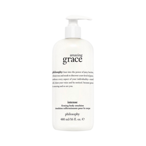 Philosophy Amazing Grace Intense Firming Body Emulsion on white background