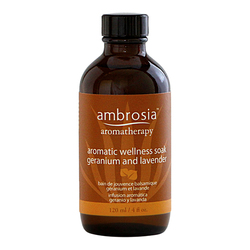 Aromatic Wellness Soak Geranium Lavender on white background
