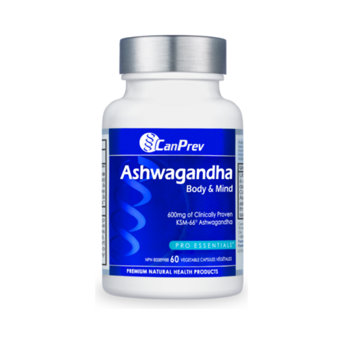 CanPrev Ashwagandha Body and Mind, 60 capsules CanPrev Ashwagandha Body and Mind on white background