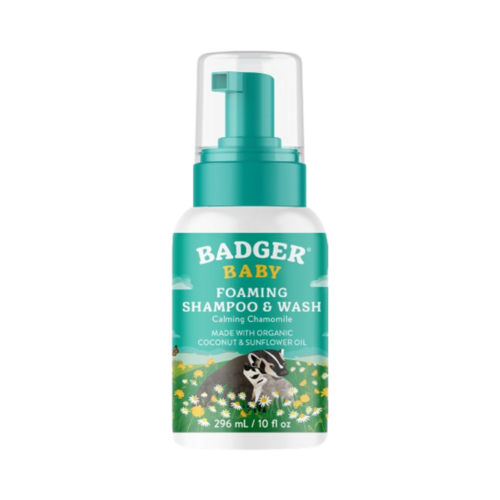 Badger Balms Baby Foaming Shampoo and Wash, 296ml/10.01 fl oz Badger Balms Baby Foaming Shampoo and Wash on white background