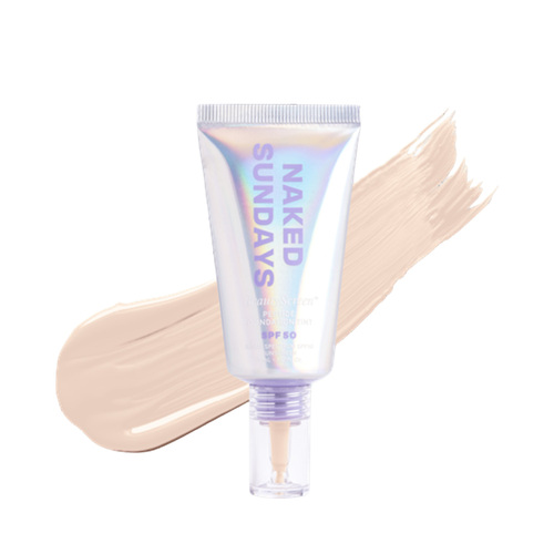 Naked Sundays BeautyScreen SPF50 Peptide Foundation Tint - 1.5 Fair Cool, 30ml/1.01 fl oz Naked Sundays BeautyScreen SPF50 Peptide Foundation Tint - 1.5 Fair Cool on white background