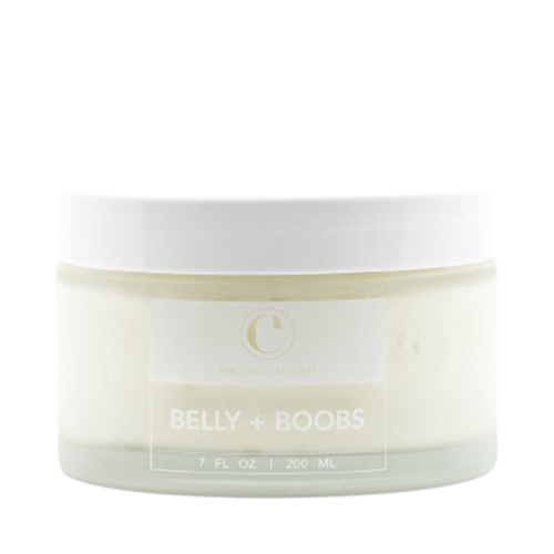 The Cure Skincare Belly + Boobs Body Whip, 200ml/6.76 fl oz The Cure Skincare Belly + Boobs Body Whip on white background