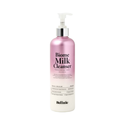 Belinic Biome Milk Cleanser on white background