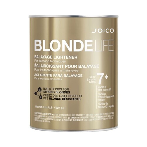 Joico Blonde Life Balayage Powder Lightener, 227g/8.01 oz Joico Blonde Life Balayage Powder Lightener on white background