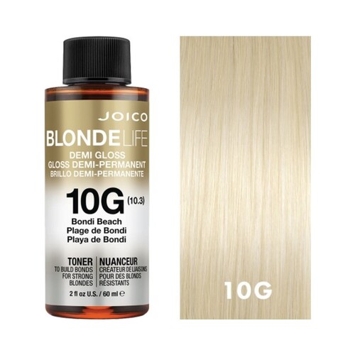 Joico Blonde Life Demi Gloss Moonstone - 10BV, 60ml/2.03 fl oz Joico Blonde Life Demi Gloss Moonstone - 10BV on white background
