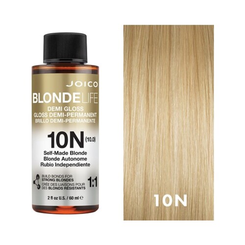 Joico Blonde Life Demi Gloss Moonstone - 10BV, 60ml/2.03 fl oz Joico Blonde Life Demi Gloss Moonstone - 10BV on white background