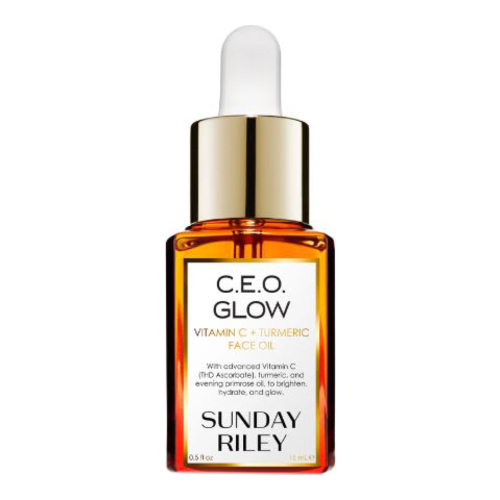 Sunday Riley C.E.O Glow Vitamin C + Turmeric Face Oil, 35ml/1.2 fl oz Sunday Riley C.E.O Glow Vitamin C + Turmeric Face Oil on white background
