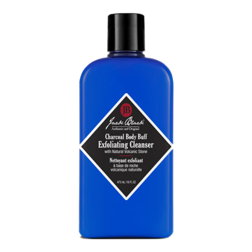 Jack Black Charcoal Body Buff on white background