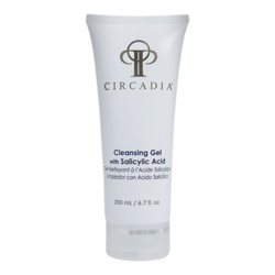Cleansing Gel with Salicylic Acid on white background