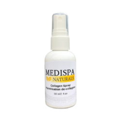 Collagen Facial Spray on white background