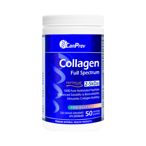 CanPrev Collagen Full Spectrum Powder, 250g/8.8 oz CanPrev Collagen Full Spectrum Powder on white background