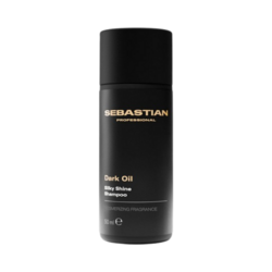 Dark Oil Silky Shine Shampoo on white background