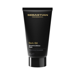 Dark Oil Smooth and Shine Mask on white background