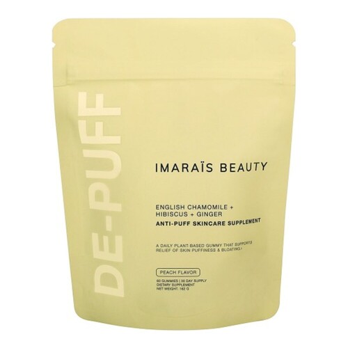 Imarais Beauty De-Puff Skincare Supplement, 60 pieces Imarais Beauty De-Puff Skincare Supplement on white background