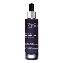 Intensive Spirulina Serum on white background
