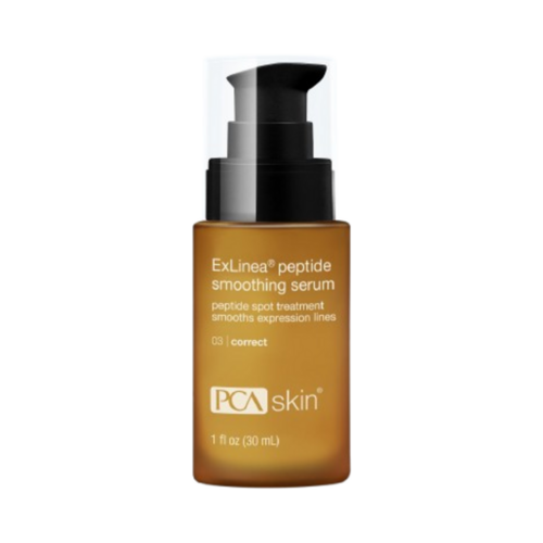 PCA Skin ExLinea Peptide Smoothing Serum, 29.5ml/1 fl oz PCA Skin ExLinea Peptide Smoothing Serum on white background