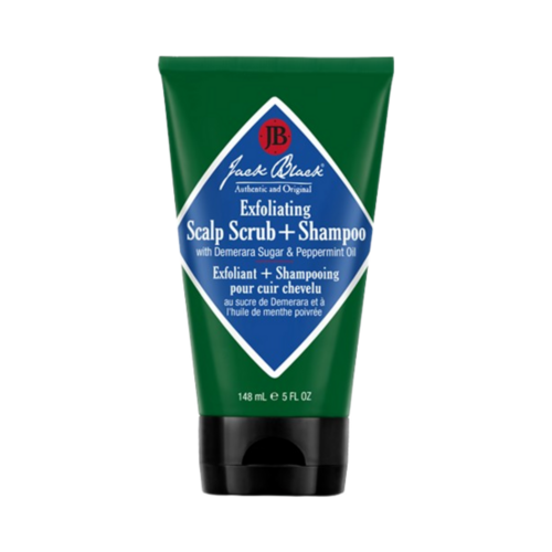 Jack Black Exfoliating Scalp Scrub + Shampoo, 148ml/5 fl oz Jack Black Exfoliating Scalp Scrub + Shampoo on white background