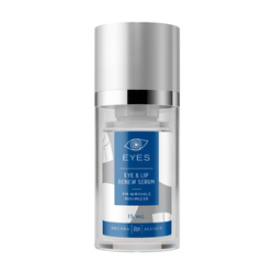 Eyes Eye and Lip Renew Serum on white background