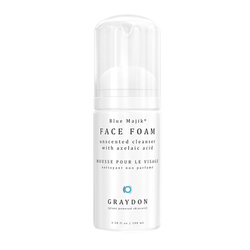 Face Foam on white background