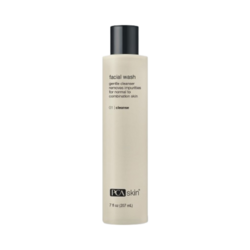 Facial Wash on white background