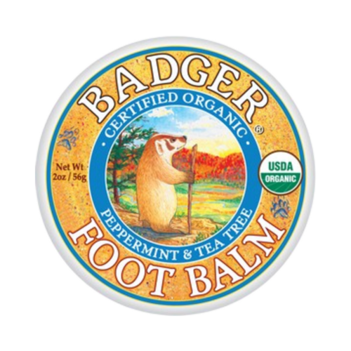 Badger Balms Foot Balm, 56g/1.98 oz Badger Balms Foot Balm on white background