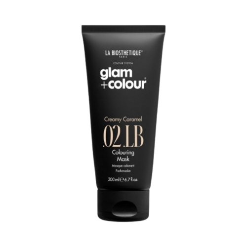 La Biosthetique Glam+Colour Creamy Caramel .02 .LB Coloring Mask, 200ml/6.76 fl oz La Biosthetique Glam+Colour Creamy Caramel .02 .LB Coloring Mask on white background