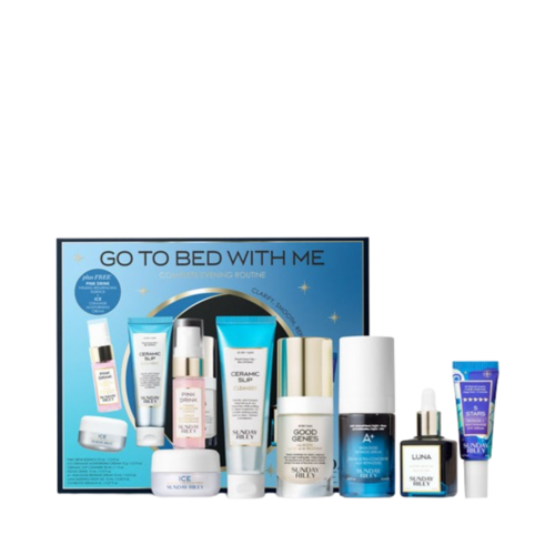 Sunday Riley Go to Bed with Me Kit, 1 set Sunday Riley Go to Bed with Me Kit on white background