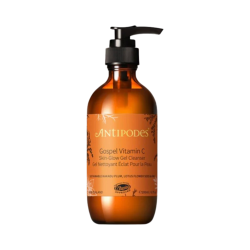 Antipodes Gospel Vitamin C Gel Cleanser, 200ml/6.76 fl oz Antipodes Gospel Vitamin C Gel Cleanser on white background