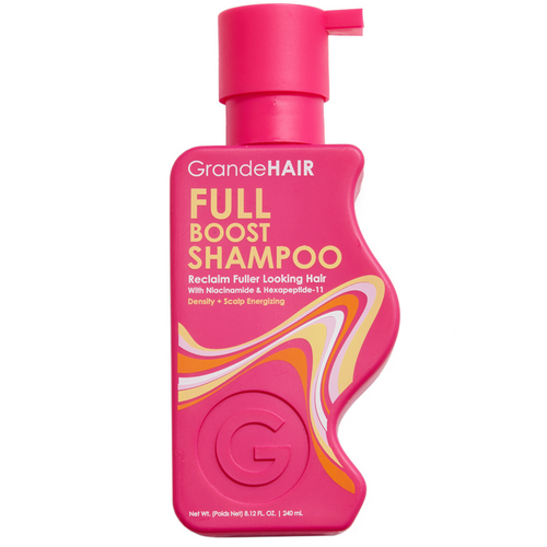 Grande Cosmetics GrandeHAIR Full Boost Shampoo, 240ml/8 fl oz Grande Cosmetics GrandeHAIR Full Boost Shampoo on white background