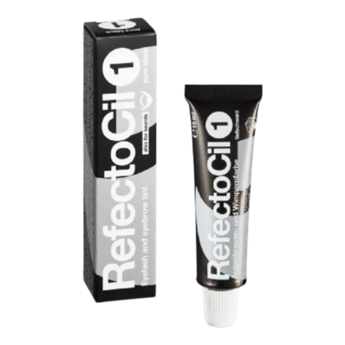 RefectoCil Hair Colour - #1 - Black, 15ml/0.51 fl oz RefectoCil Hair Colour - #1 - Black on white background