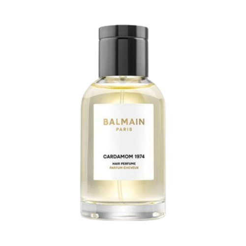 BALMAIN Paris Hair Couture Hair Perfume Cardamom 1974, 100ml/3.38 fl oz BALMAIN Paris Hair Couture Hair Perfume Cardamom 1974 on white background