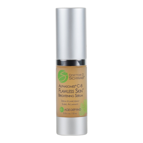 Doctor D Schwab Alphasomes C-8 Flawless Skin Brightening Serum on white background