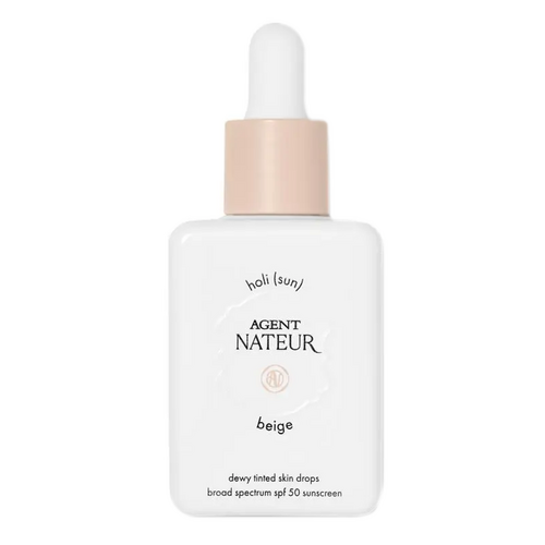 Agent Nateur Holi (Sun) Dewy Tinted Serum SPF 50 - Beige, 30ml/1 fl oz Agent Nateur Holi (Sun) Dewy Tinted Serum SPF 50 - Beige on white background