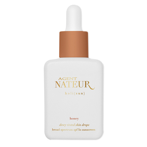 Agent Nateur Holi (Sun) Dewy Tinted Serum SPF 50 - Ivory, 30ml/1 fl oz Agent Nateur Holi (Sun) Dewy Tinted Serum SPF 50 - Almond on white background