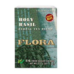 Holy Basil on white background